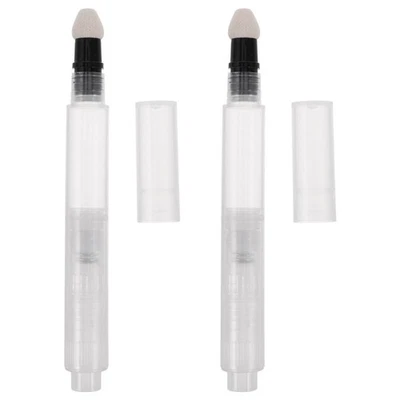  2 Pack Refillable Lip Gloss Applicator Pen with Sponge Tip, Portable - Image 1 of 4
