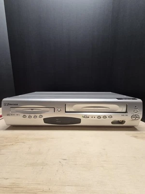 Emerson DVD VCR Combo VHS  Player EWD2203  Tested & Working Silver No Remote - Image 1 of 4