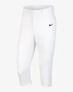 Nike Men's Vapor Select Knicker Baseball Pant Solid White-Black Logo, Size: XL - Picture 1 of 3