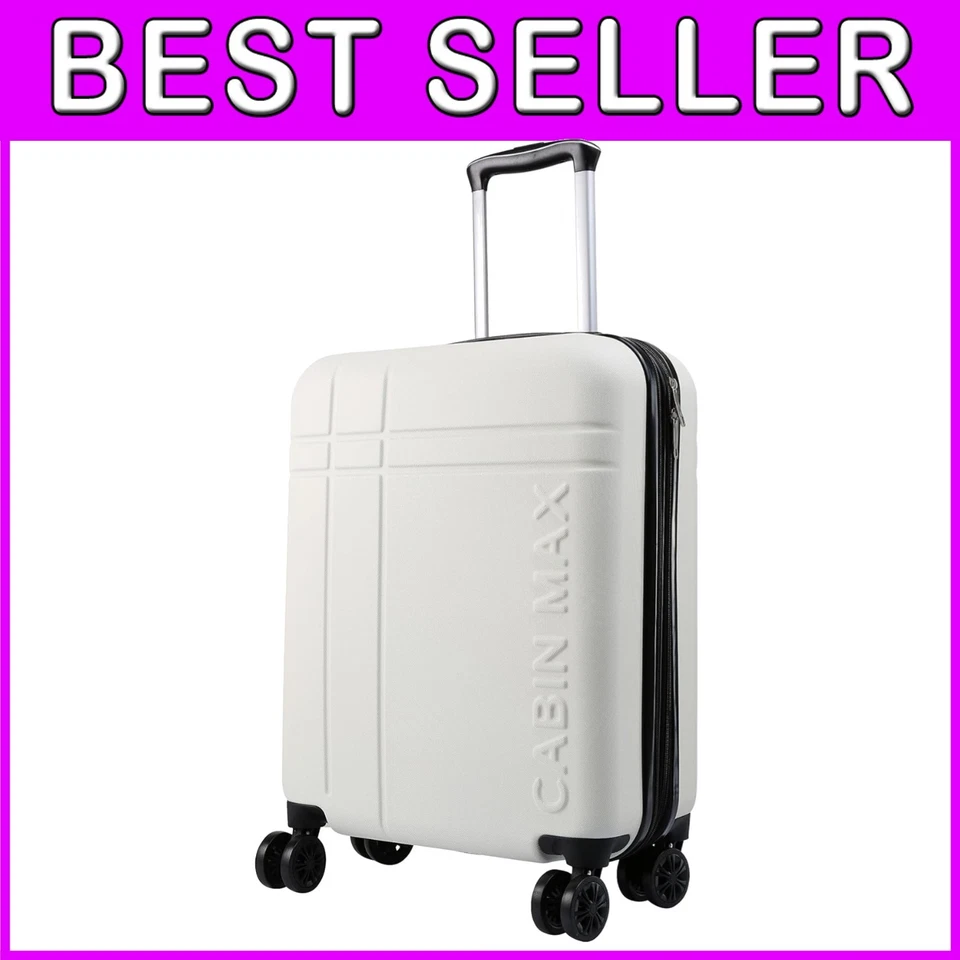 Lightweight 55x40x20cm Cabin Luggage - 40L with ABS Hard Shell Protection - Image 1 of 4