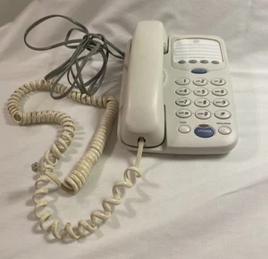 General Electric Przewodowy telefon z pokrętłem pamięci i głośnikiem Telefon nie przetestowany tak jak jest - Zdjęcie 1 z 5