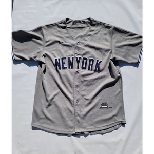 Aaron Judge #99 genähtes Herren Large grau Away New York Yankees Trikot Größe XL - Bild 1 von 6