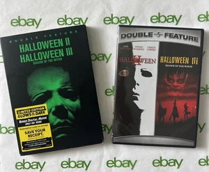 Halloween II III Season of the Witch Double Feature DVD Glow Slipcover 2 3 NEW - Bild 1 von 14
