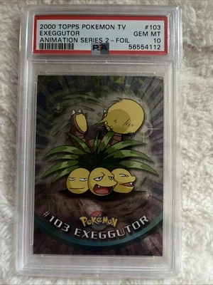 PSA 10 2000 TOPPS Pokemon Exeggutor Series 2 Foil - Image 1 of 2