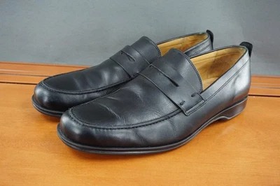 Coach Clay Shoes Mens Size 8.5 Black Leather Slip On Penny Loafers Dress Comfort - Image 1 of 4