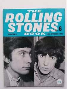 THE ROLLING STONES MONTHLY BOOK No 6 1964 ORIGINAL ISSUE NR EX CONDITION - Imagen 1 de 3