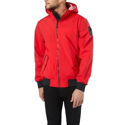 Chaqueta de lluvia PAJAR roja Halcyon Bomber capucha extraíble para hombre talla S nueva con etiquetas $279 Foto 1 de 4