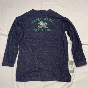 Notre Dame Fighting Irish Women’s Long Crewneck Sweatshirt/Sweater Small 4-6 - Picture 1 of 4