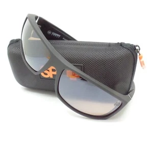 Spy Optics Cooper XL Soft Matte Black Mirror Polarized Sunglasses New Authentic - Picture 1 of 8