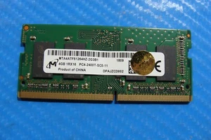 HP 15-bw012nr Micron 4GB PC4-2400T Memory RAM SO-DIMM MTA4ATF51264HZ-2G3B1 - Picture 1 of 2