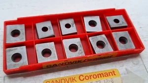 10 Sandvik carbide inserts R216.2-15 T3 12-2 HM ( R216.2 15T312 U-max milling ) - Picture 1 of 2