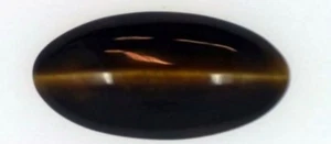 TIGER EYE 20 x 10 MM OVAL CUT CABOCHON ALL NATURAL - Picture 1 of 1