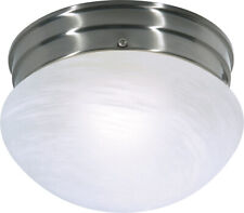 Nuvo Lighting 76/671 Brushed Nickel 1 Light Flush Mount Indoor Ceiling Fixture