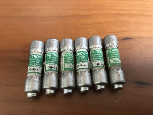 NEW BOX OF 10 BUSSMANN FNQ-R-1/4 CC-TRON FUSE 1/4A 600VAC *READ* - PLC