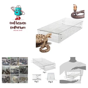 Large Dual Entrance Humane Snake Trap - Catches and Release All Kinds of Snak... - Picture 1 of 7