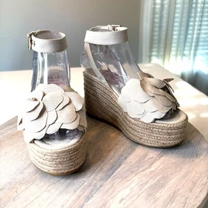 Valentino Garavani Atelier 03 Rose Edition Wedge Espadrille Sandals EU 35 US 5 - Picture 1 of 15