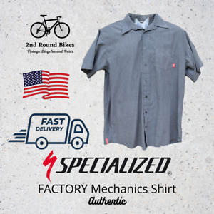 Specialized Bicycles Factory Event Mechanic's Shop Shirt Gray Stumpjumper Levo
