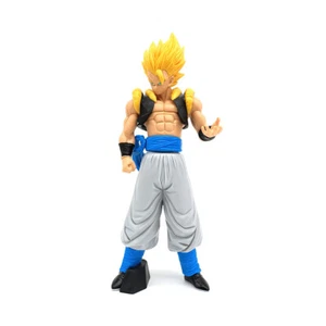 31cm Anime Dragon Ball Z Yellow Gogeta Super Saiyan PVC Statue Figure Model Toys - Picture 1 of 9