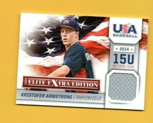 D21436 2014 Elite Extra USA Baseball 15U Game Jerseys #14 Kristofer Armstrong - Picture 1 of 1
