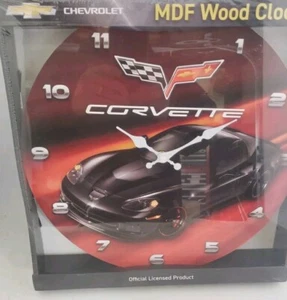 General Motors Chevrolet Corvette, Wanduhr, Man Cave. - Bild 1 von 4