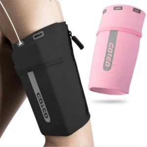 Jogging Pouch Pouch Case Sports Arm Band Gym Running Key Bag Cell Phone Holder - Zdjęcie 1 z 11