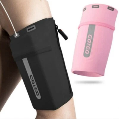 Jogging Pouch Pouch Case Sports Arm Band Gym Running Key Bag Cell Phone Holder - Image 1 of 4