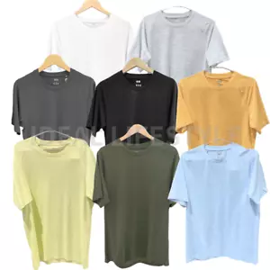 Camiseta UNIQLO DRY-EX S-4XL Cuello Redondo Manga Corta Deportes Hombres 475360 Nueva con Etiquetas - Imagen 1 de 28