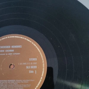 Eddie Cochran/Cherished Memories/Sunset Stereo LP - Foto 1 di 4
