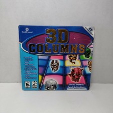 3D Columns  PC Game CD-ROM 2005  Puzzle Action Game Mint Disc