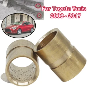 2PCS Gear Cable Bushing Brass Sleeve For Toyota Yaris Copper Base Bearing Shafts - Picture 1 of 9