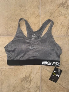 NIKE PRO COMBAT DRI-FIT SPORTS BRA WOMENS SIZE XL - Picture 1 of 2