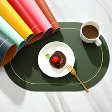 Tapis antidérapant contemporain pour table à manger avec motif à rayures nord