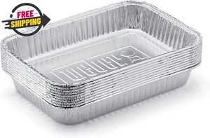 Aluminum Drip Pans, 6 Pieces, Perfectly Fitting for the Q, Pulse, Lumin - Picture 1 of 12