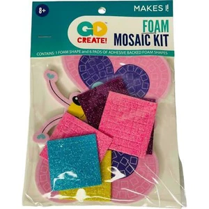 New Image Group Foam Mosaic Kit Butterfly Go Create Ages 8+ - Picture 1 of 2
