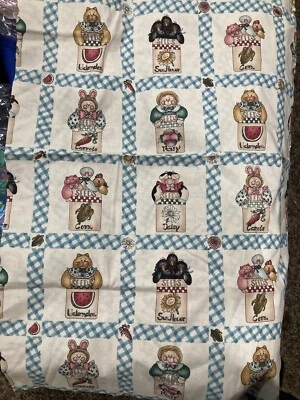 Tela vintage 45” Diana Marcum para Marcus Brothers textiles 1 yarda semilla de jardín Foto 1 de 2