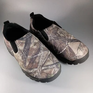 RED HEAD - BASS PRO SHOPS XPS Camo Slip-On Moc Shoes - Mens Size 10.5 W  NICE! - Picture 1 of 6