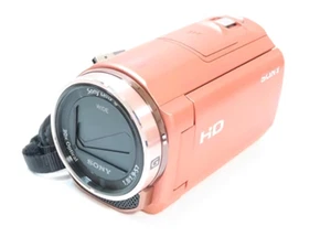 SONY Handycam HDR-CX535 Pink Digital HD Video Camera Recorder From Japan Used - Picture 1 of 18