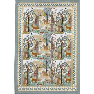 Toalla de té Ulster Weavers Wildwood Forest Animals 100 % algodón 29" x 18" - Imagen 1 de 4