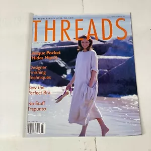 Threads Sewing back issue Magazines July 1997 #71 Machine-Sew TAUNTON'S - Picture 1 of 8