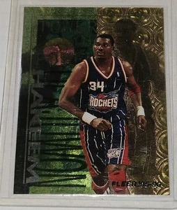 Hakeem Olajuwon 1995 Fleer Tower of Power #5 Rockets - Picture 1 of 2