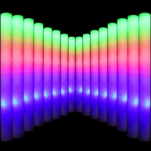 Leuchtstäbe Bulk, LED Schaumstoffstäbe im Dunkeln mit 3 Modi Blink... - Bild 1 von 7