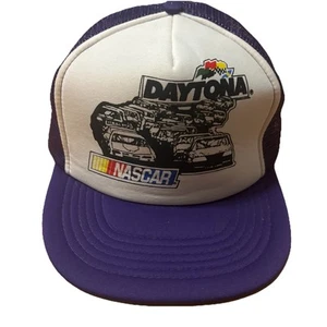 Gorra de colección Daytona 500 Nascar Snapback malla púrpura camionero verano - Imagen 1 de 6