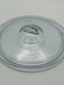 Vtg Fire King Philbe Sapphire Clear Blue 4.5"D Small Casserole Replace Lid Only - Picture 1 of 5