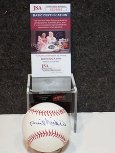 PHIL NIEKRO HOF AUTOGRAPH OFFICIAL AMERICAN LEAGUE BALL JSA COA CE34862 - Picture 1 of 4