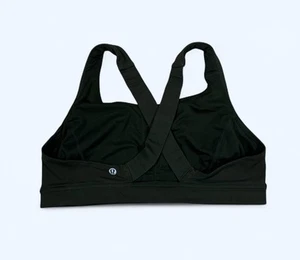 lululemon Women’s Envital Sports Bra-Medium Support- Size 12 Green - Picture 1 of 6
