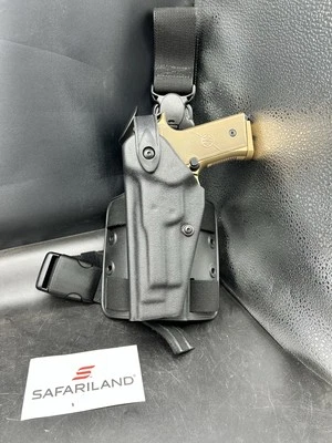 SAFARILAND Beretta M9A4 Leg Holster 6005 Tactical  LH Sentry Lock Lev3 - Image 1 of 4
