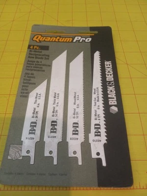 QUANTUM PRO 4PC  BLADE SET BLACK AND DECKER - Image 1 of 4