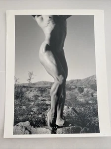1998 Dorothy Compton Bodybuilder Sexy Nude Black & White Photograph Desert - Picture 1 of 3