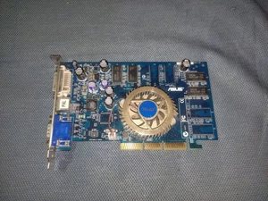 *Defekt / Artefakte* Nvidia GeForce FX 5700LE ASUS V9570LE AGP 128Mb VGA DVI - Bild 1 von 6