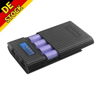 4x18650 DIY Powerbank Case Ladegerät Aufbewahrungsbox Schnellladung Handy - Bild 1 von 4